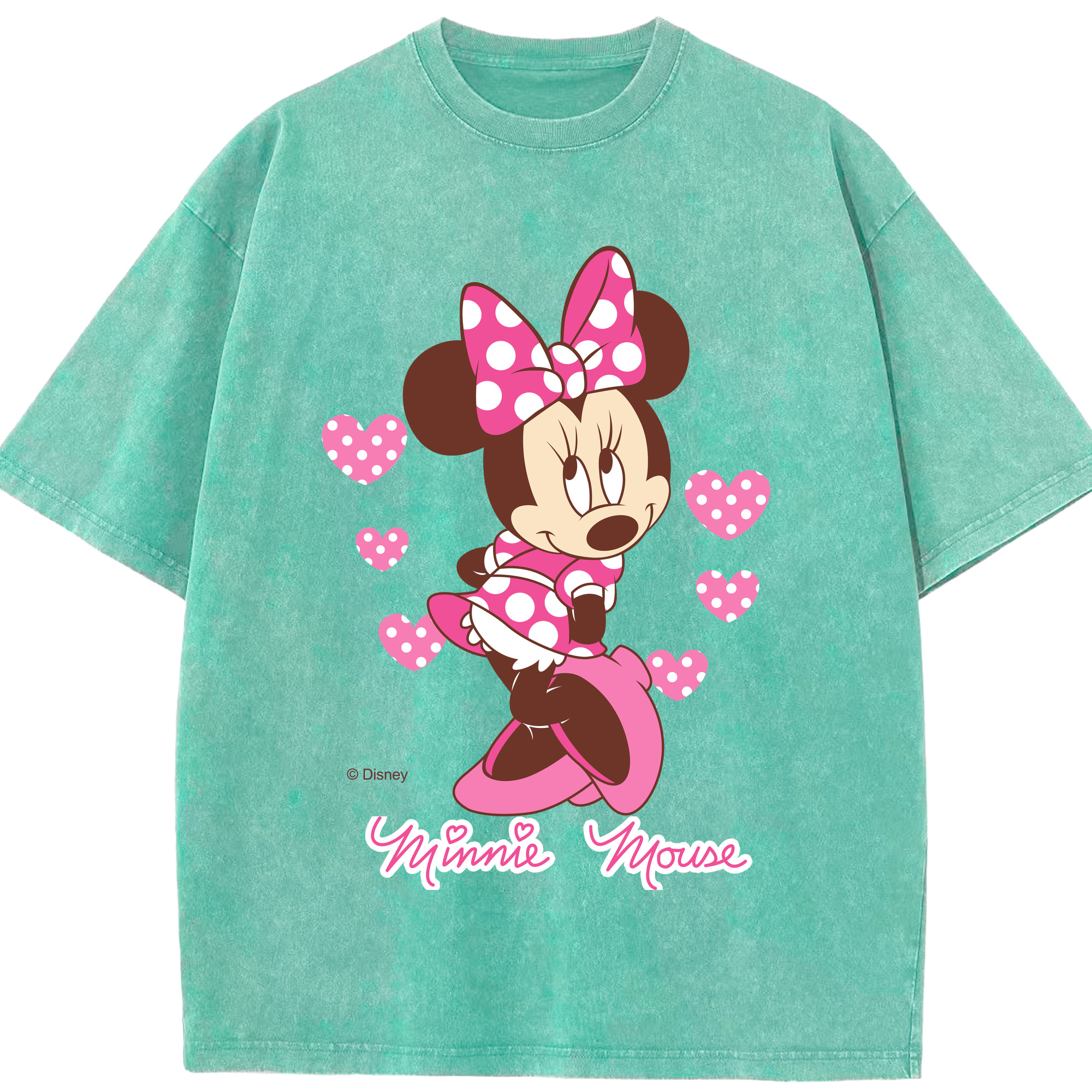 （画像用） ミッキーマウス Mickey Mouse 綿100% ヴィンテージ風 半袖Tシャツ（フロントプリント）